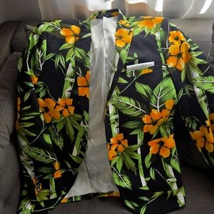 Paisley and Gray Suit